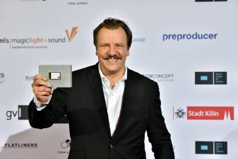Schauspieler Ronald Kukulies erhielt Preis für beste Nebenrolle in Tatort – Borowski und das Fest des Nordens am 28.10.2017 in Köln bei der Verleihung von Auszeichnungen an Fernsehschaffende aller creativen Gewerke durch die Deutsche Akademie für Fernsehen - DAFF - . Zum 5. mal werden hier herausragende Leistungen bei der Herstellung deutscher Fernsehprogramme gewürdigt.