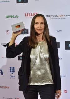Gabriele Binder erhielt Preis für Kostümbild für Die Dasslers – Pioniere, Brüder und Rivalen am 28.10.2017 in Köln bei der Verleihung von Auszeichnungen an Fernsehschaffende aller creativen Gewerke durch die Deutsche Akademie für Fernsehen - DAFF - . Zum 5. mal werden hier herausragende Leistungen bei der Herstellung deutscher Fernsehprogramme gewürdigt.