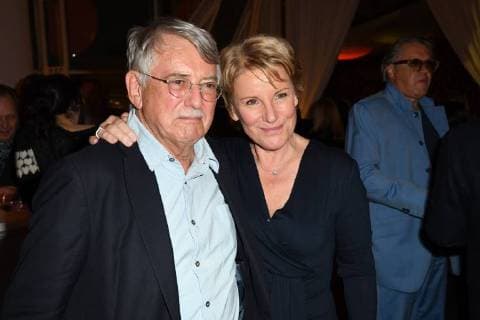 Regisseur Heinrich Breloer und Schauspieler Mariele Millowitsch , l-r, am 28.10.2017 in Köln bei der Verleihung von Auszeichnungen an Fernsehschaffende aller creativen Gewerke durch die Deutsche Akademie für Fernsehen - DAFF - . Zum 5. mal werden hier herausragende Leistungen bei der Herstellung deutscher Fernsehprogramme gewürdigt.