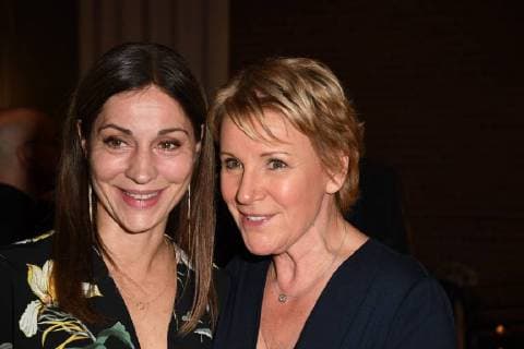Schauspieler Ulrike C. Tscharre und Mariele Millowitsch , l-r, am 28.10.2017 in Köln bei der Verleihung von Auszeichnungen an Fernsehschaffende aller creativen Gewerke durch die Deutsche Akademie für Fernsehen - DAFF - . Zum 5. mal werden hier herausragende Leistungen bei der Herstellung deutscher Fernsehprogramme gewürdigt.