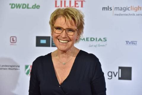 Schauspielerin Mariele Millowitsch am 28.10.2017 in Köln bei der Verleihung von Auszeichnungen an Fernsehschaffende aller creativen Gewerke durch die Deutsche Akademie für Fernsehen - DAFF - . Zum 5. mal werden hier herausragende Leistungen bei der Herstellung deutscher Fernsehprogramme gewürdigt.