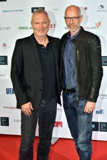Schauspieler Klaus Nierhoff , l-r,, und Thomas Wernicke am 28.10.2017 in Köln bei der Verleihung von Auszeichnungen an Fernsehschaffende aller creativen Gewerke durch die Deutsche Akademie für Fernsehen - DAFF - . Zum 5. mal werden hier herausragende Leistungen bei der Herstellung deutscher Fernsehprogramme gewürdigt.