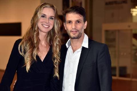 Dr. Simone Höller und Luca Zamperoni am 28.10.2017 in Köln bei der Verleihung von Auszeichnungen an Fernsehschaffende aller creativen Gewerke durch die Deutsche Akademie für Fernsehen - DAFF - . Zum 5. mal werden hier herausragende Leistungen bei der Herstellung deutscher Fernsehprogramme gewürdigt.