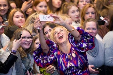 Bilder des Tages Film Fack ju Göhte 3 Film Fack ju Göhte 3 Vorstellung im Kino Cinemaxx Dammtor mit Katja Riemann, Hamburg, 29.10.2017
