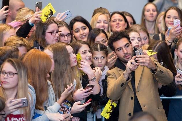 Bilder des Tages Film Fack ju Göhte 3 Film Fack ju Göhte 3 Vorstellung im Kino Cinemaxx Dammtor mit Schauspieler Elyas M Barek, Hamburg, 29.10.2017