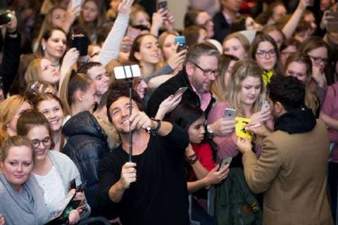 Film Fack ju Göhte 3 Film Fack ju Göhte 3 Vorstellung im Kino Cinemaxx Dammtor mit Elyas M Barek und Regisseur Bora Dagtekin, Hamburg, 29.10.2017