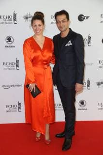 Hamburg Arash Safaian mit Katharina Echo Klassik 2017 Verleihung in der Elbphilharmonie in Hamburg am 29.10.2017