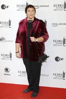 Brigitte Fassbaender bei der 24. Verleihung des Echo Klassik 2017 in der Elbphilharmonie. Hamburg, 29.10.2017