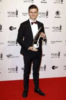Dominik Wagner bei der 24. Verleihung des Echo Klassik 2017 in der Elbphilharmonie. Hamburg, 29.10.2017