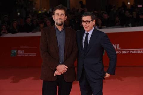 Foto IPP Gioia Botteghi Roma 30 10 2017 Festa del cinema di Roma red carpet nella foto il regista Nanni Moretti con Antonio Monda Italy Photo Press - World Copyright  0