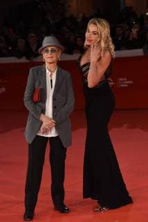 Foto IPP Gioia Botteghi 30 10 2017 Roma Festa del cinema di Roma red carpet Good Food, Valeria Marini e mamma Italy Photo Press - World Copyright  0