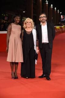 Rome Cinema Fest 2017. Rome Film Festival. Red Carpet film C est la vie . Pictured: Eye Haidara and Eric Toledano director with designer Maria Celli  Copyright: xMaurizioxD Avanzox xIPAx xMaurizioxDxAvanzox