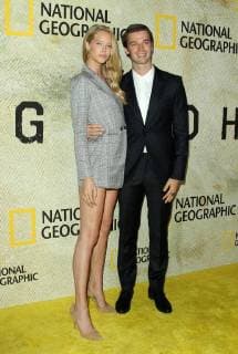 Los Angeles, CA, U.S. - 30 October 2017 - Los Angeles, California - Abby Champion and Patrick Schwarzenegger. National Geographic The Long Road Home Premiere held at Royce Hall in UCLA in Los Angeles. Photo Credit: AdMedia Los Angeles U.S. - ZUMAa123 20161030_zaa_a123_489 Copyright: xAdmediax