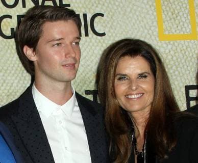 Los Angeles, CA, U.S. - 30 October 2017 - Los Angeles, California - Patrick Schwarzenegger and Maria Shriver. National Geographic The Long Road Home Premiere held at Royce Hall in UCLA in Los Angeles. Photo Credit: AdMedia Los Angeles U.S. - ZUMAa123 20161030_zaa_a123_491 Copyright: xAdmediax