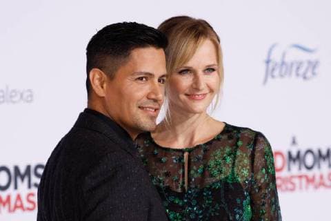 Jay Hernandez, Daniella Deutscher at the Premiere of STX Films A Bad Moms Christmas held at the Regency Village Theater in Westwood, CA, October 30, 2017.  Copyright: xJosephxMartinezx 33465_136JM