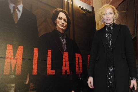 Bilder des Tages Czech actress Ana (Anna) Geislerova attends the premiere of the Milada film in Prague, Czech Republic, on October 31, 2017. Milada Horakova (1901-1950) was a Czech politician, which was executed on charges of conspiracy and treason by Communist Party of Czechoslovakia. She was cleared of all charges in the 1990s, her execution was a judicial murder. (CTKxPhoto OndrejxDeml) CTKPhotoP201710310991901  dml 005