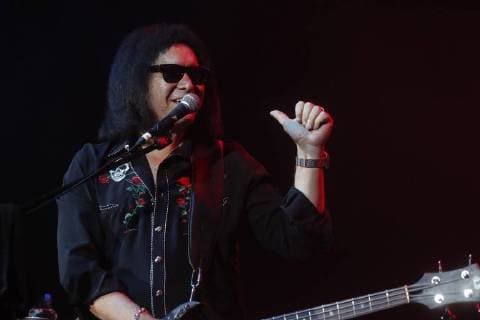 October 31, 2017 - EUM20171031ESP03.JPG.CIUDAD DE MEXICO Music Musica-Gene Simons.- Presentacion del musico estadounidense Gene Simmons en el escenario del Pepsi Center, la noche del 30 de octubre de 2017. Foto: Agencia EL UNIVERSAL EVZ Mexico City Mexico  - ZUMAu78_ 20171031_zaf_u78_001 Copyright: xIrvinxOlivaresx