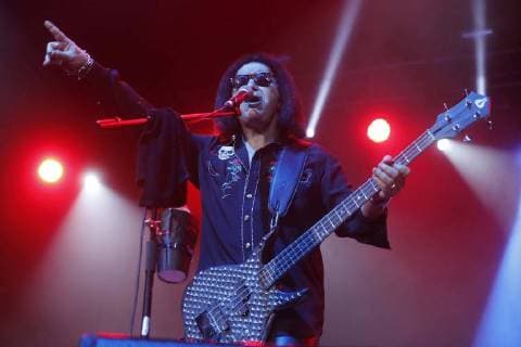 October 31, 2017 - EUM20171031ESP05.JPG.CIUDAD DE MEXICO Music Musica-Gene Simons.- Presentacion del musico estadounidense Gene Simmons en el escenario del Pepsi Center, la noche del 30 de octubre de 2017. Foto: Agencia EL UNIVERSAL EVZ Mexico City Mexico  - ZUMAu78_ 20171031_zaf_u78_004 Copyright: xIrvinxOlivaresx
