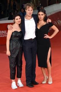 Rome Cinema Fest 2017. Rome Film Festival. Red Carpet film One of these days . Pictured: Director Nadim Tabet between Manal Issa and Yumma Marwan  Copyright: xMaurizioxD Avanzox xIPAx xMaurizioxDxAvanzox