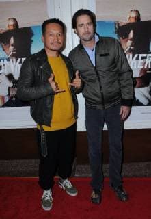 November 1, 2017 - Santa Monica, CA, U.S. - 01 November 2017 - Santa Monica, California - Takuji Masuda, Luke Wilson. Bunker77 Los Angeles Premiere held at Aero Theater in Santa Monica. Photo Credit: AdMedia Santa Monica U.S. - ZUMAa123 20171101_zaa_a123_096 Copyright: xBirdiexThompsonx
