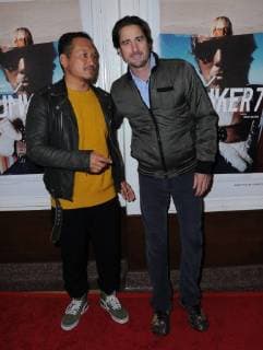 November 1, 2017 - Santa Monica, CA, U.S. - 01 November 2017 - Santa Monica, California - Takuji Masuda, Luke Wilson. Bunker77 Los Angeles Premiere held at Aero Theater in Santa Monica. Photo Credit: AdMedia Santa Monica U.S. - ZUMAa123 20171101_zaa_a123_097 Copyright: xBirdiexThompsonx