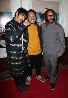 SANTA MONICA CA NOVEMBER 1 Anthony Kiedis Takuji Masuda Tony Alva at the Los Angeles Premiere of documentary Bunker77 at the Aero Theater in Santa Monica California on November 1 2017 Copyright: xFayexSadoux