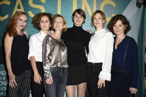 Andrea Sawatzki, Marie-Lou Sellem, Judith Engel, Nicole Marischka, Milena Dreissig und Victoria Trauttmansdorff bei der Premiere des Kinofilms Casting im Cinema Paris. Berlin, 01.11.2017