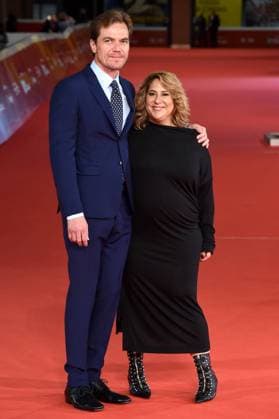 Rome Cinema Fest 2017. Rome Film Festival. Red carpet film Trouble no more . Pictured: Michael Shannon with director Jennifer Lebeau  Copyright: xMaurizioxD Avanzox xIPAx xMaurizioxDxAvanzox