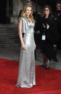 American actress Michelle Pfeiffer attends the world premiere of Murder On The Orient Express at Royal Albert Hall in London on November 2, 2017.  LON20171102130 RUNExHELLESTAD