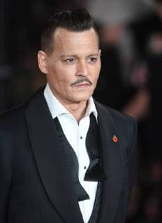 American actor Johnny Depp attends the world premiere of Murder On The Orient Express at Royal Albert Hall in London on November 2, 2017.  LON20171102133 RUNExHELLESTAD