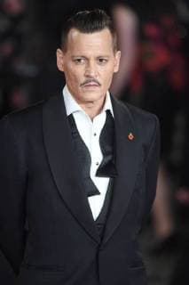 American actor Johnny Depp attends the world premiere of Murder On The Orient Express at Royal Albert Hall in London on November 2, 2017.  LON20171102135 RUNExHELLESTAD