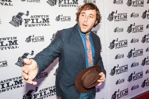 November 1, 2017 - Austin, Texas, USA - David Bellarosa and Alex Dobrenko arrives on the Red Carpet at the Paramount Theater for the Austin Film Festival 2017 premiere of the movie Here We Are. November 1st, 2017 (11 01 17). Photo of DAVID BELLAROSA. Austin USA - ZUMAm222 20171101_zap_m222_008 Copyright: xMichaelxMullenixx