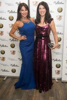 The Stolen Premiere London.UK. Lizzie Cundy and Emily Corcoran at The World Premiere of The Stolen at The Odeon Covent Garden, London. 2nd November 2017. LMK370-S893-031117 