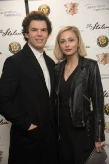 The Stolen Premiere London.UK. Luke Newton and Sophie Simnett at The World Premiere of The Stolen at The Odeon Covent Garden, London. 2nd November 2017. LMK370-S893-031117 