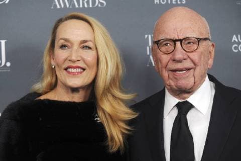 Jerry Hall und Rupert Murdoch bei der Verleihung der WSJ Magazine Innovator Awards 2017 im Museum of Modern Art. New York, 01.11.2017 *** Jerry Hall and Rupert Murdoch at the award Ceremony the WSJ Magazine innovator Awards 2017 in Museum of Modern Art New York 01 11 2017 Foto:xD.xVanxTinex xFuturexImage