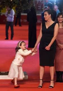 Foto IPP Gioia Botteghi Roma 04 11 2017 Festa del cinema Red carpet in onore del regista David Lynch nella foto la moglie Emily Stofle e la figlia Lula Boginia Italy Photo Press - World Copyright  0