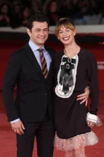Vinicio Marchioni con la compagna Milena Mancini Roma 04 11 2017. Auditorium parco della Musica. Festa del Cinema di Roma 2017. Rome November 4th 2017. Rome Film Fest 2017 Foto Samantha Zucchi Insidefoto SamanthaxZucchi