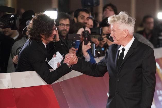David Lynch bei der Ankunft zur Verleihung des Lifetime Achievement Awards auf dem 12. Internationalen Filmfestival von Rom Festa del Cinema di Roma 2017 im Auditorium Parco della Musica. Rom, 04.11.2017
