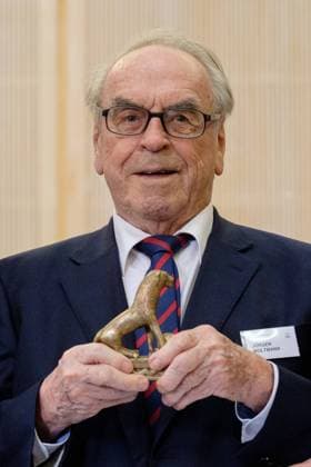 Preistraeger Juergen (Jürgen) MOLTMANN, Theologe. Verleihung des Tutzinger Loewen der Evangelischen Akademie Tutzing. Festakt am 05.11.2017 in Tutzing E V A N G E L I S C H E A K A D E M I E T U T Z I N G Deutschland. *** Preistraeger Juergen Jürgen Moltmann Theologian award Ceremony the Tutzinger Loewen the Protestant Academy Tutzing Ceremony at 05 11 2017 in Tutzing e V a n G e l I S C H e a K a D e M I e T U T Z I n G Germany x20171105_113x