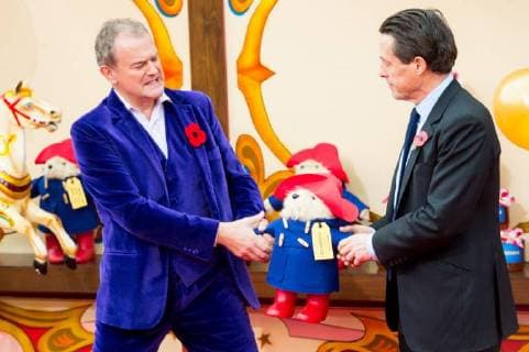November 5, 2017 - London, London, UK - Hugh Bonneville and Hugh Grant attends the Paddington Bear 2 UK film premiere London UK  - ZUMAt138 20171105_zap_t138_006 Copyright: xRayxTangx