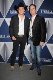 November 5, 2017 - Nashville, Tennessee, U.S. - 05 November 2017 - Nashville, Tennessee - Jon Pardi, Brice Long. 2017 SESAC Nashville Music Awards honoring the songwriters and music publishers behind the years most-performed Country and Americana songs held at the Country Music Hall of Fame and Museum. Photo Credit: Dara-Michelle Farr AdMedia Nashville U.S. - ZUMAa123 20171105_zaa_a123_014 Copyright: xDara-MichellexFarrAdmediax