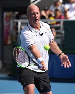 DELRAY BEACH FL NOVEMBER 04 Luke Jensen attends the Chris Evert Raymond James Pro Celebrity Tennis Classic at the Delray Beach Tennis Center on November 4 2017 in Delray Beach Florida Copyright: xmpi04x