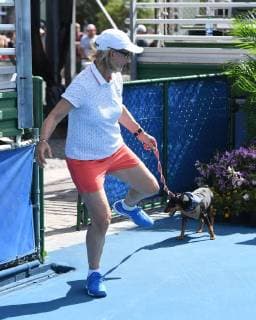 DELRAY BEACH FL NOVEMBER 04 Martina Navratilova attends the Chris Evert Raymond James Pro Celebrity Tennis Classic at the Delray Beach Tennis Center on November 4 2017 in Delray Beach Florida Copyright: xmpi04x