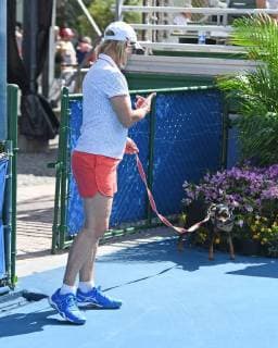 DELRAY BEACH FL NOVEMBER 04 Martina Navratilova attends the Chris Evert Raymond James Pro Celebrity Tennis Classic at the Delray Beach Tennis Center on November 4 2017 in Delray Beach Florida Copyright: xmpi04x