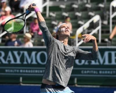 DELRAY BEACH FL NOVEMBER 04 Timothy Olyphant attends the Chris Evert Raymond James Pro Celebrity Tennis Classic at the Delray Beach Tennis Center on November 4 2017 in Delray Beach Florida Copyright: xmpi04x
