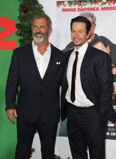 WESTWOOD CA NOVEMBER 5 Mel Gibson and Mark Wahlberg at the premiere of Daddy s Home 2 at the Regency Village Theater in Westwood California on November 5 2017 Copyright: xFayexSadoux