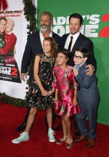 WESTWOOD CA NOVEMBER 5 Mel Gibson Mark Wahlberg Scarlett Estevez Didi Costine and Owen Vaccaro at the premiere of Daddy s Home 2 at the Regency Village Theater in Westwood California on November 5 2017 Copyright: xFayexSadoux
