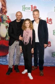 Jürgen Vogel, Hedda Erlebach und Michael Mittermeier bei der Premiere des Kinofilms Hexe Lilli rettet Weihnachten im Cinedom. Köln, 05.11.2017