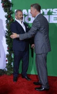 Cast members Mel Gibson (L) and Will Ferrel attend the premiere of the motion picture comedy Daddy s Home 2 at the Regency Village Theatre in the Westwood section of Los Angeles on November 5, 2017. Storyline: Brad and Dusty must deal with their intrusive fathers during the holidays.  LAP2017110593 JIMxRUYMEN