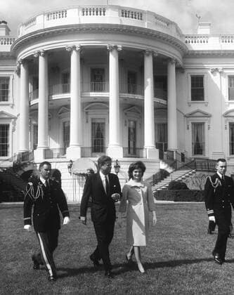 April 16, 1962 - President John F. Kennedy attends First Lady Jacqueline Kennedy s third Musical Program for Youth.  Copyright: StocktrekxImages STK500086A